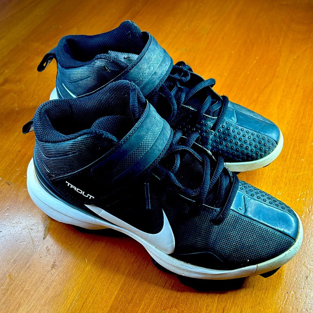 Nike Kids Baseball Cleats | Trout Zoom | 3.5Y | Black